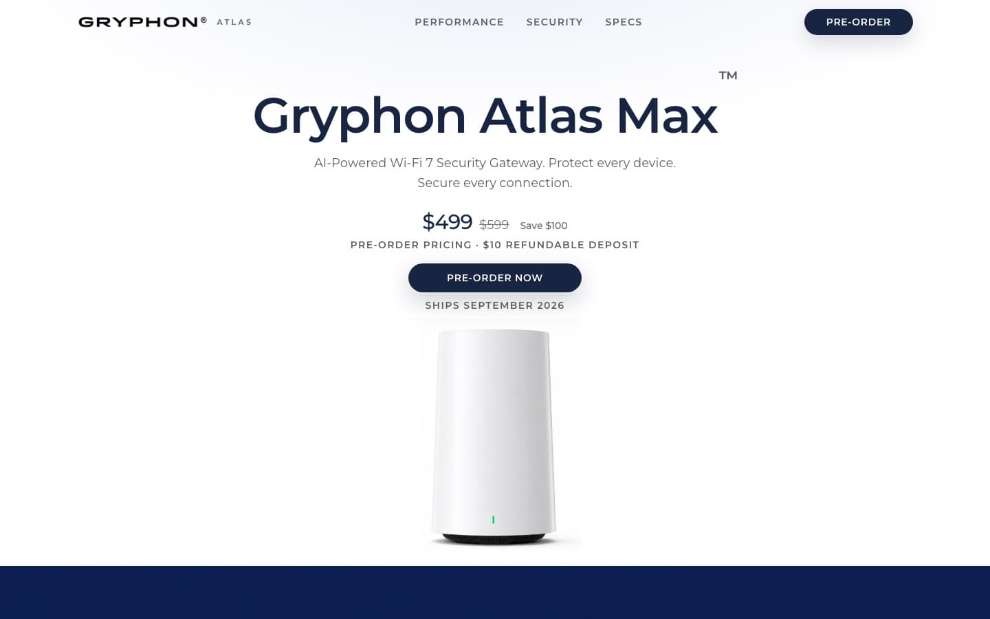 Consumer launch page
