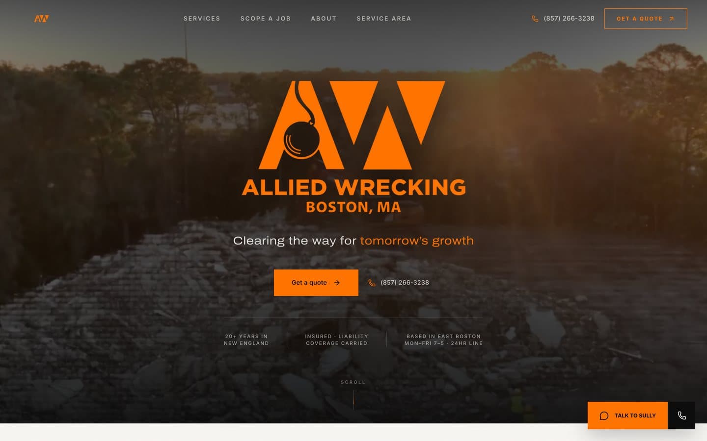 Demolition contractor