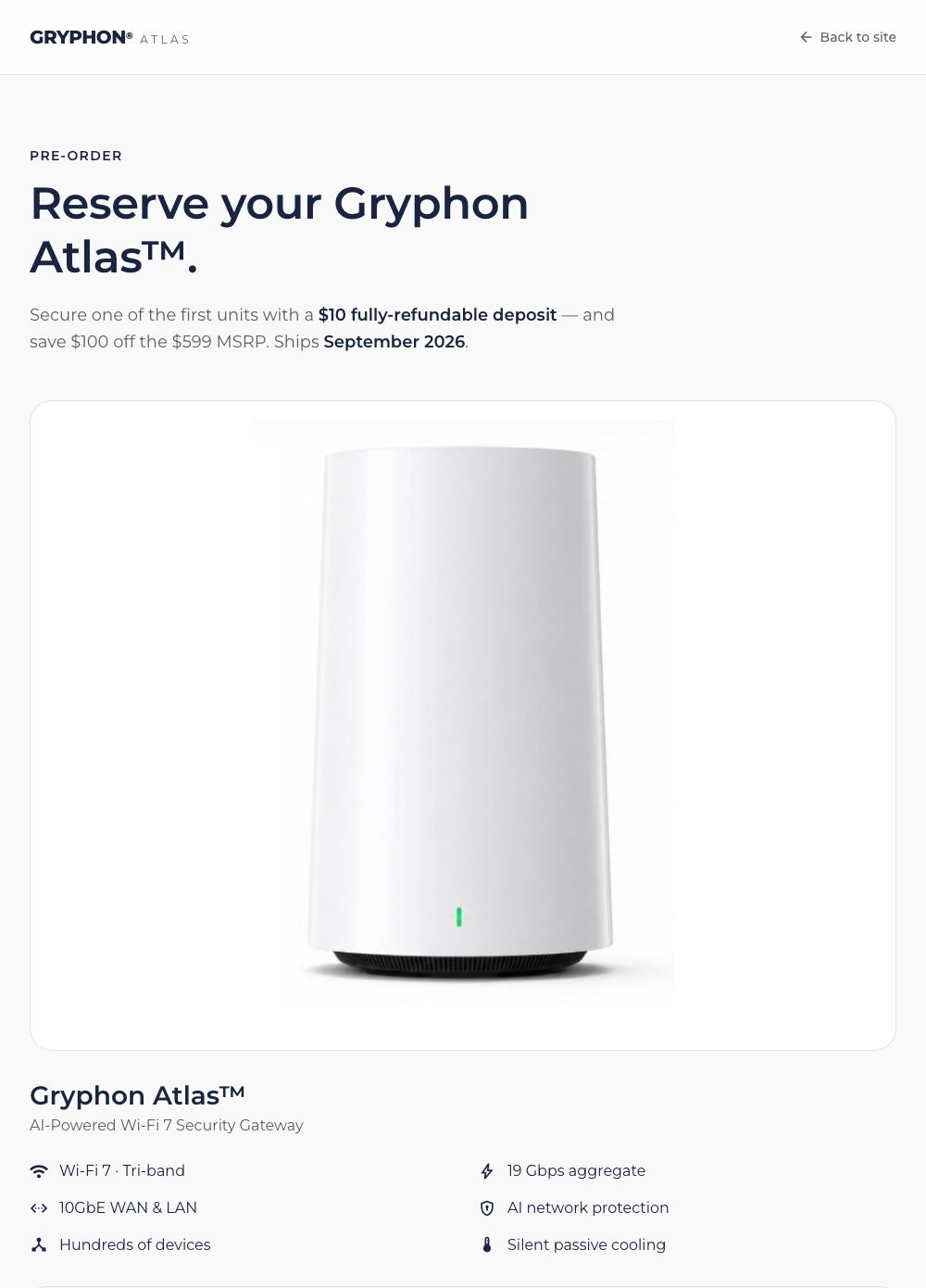 Pre-order checkout flow