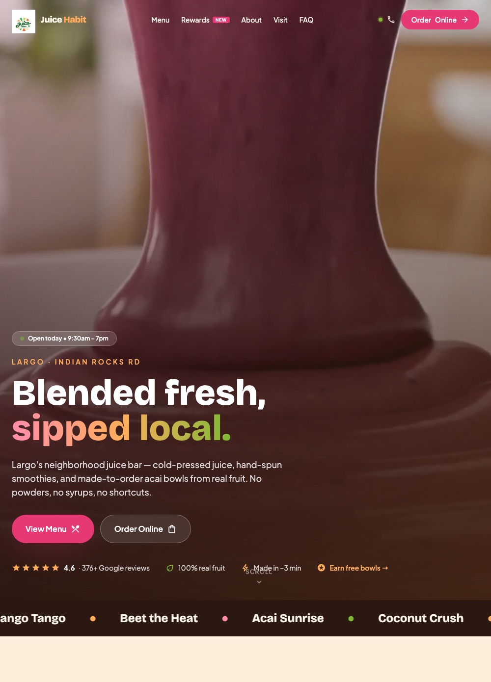 Local storefront site